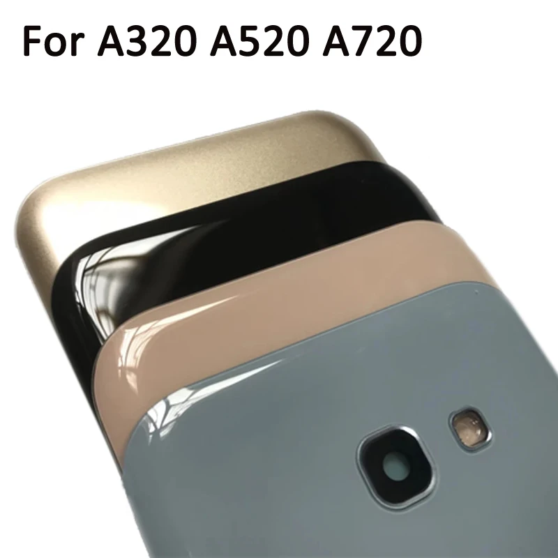 Задняя крышка для SAMSUNG Galaxy A3 A5 A7 2017 аккумулятора задняя корпуса Замена Samsung A320 A520