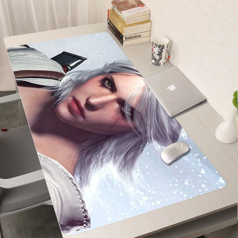 

Witchers Gaming Mouse Pad Computer Mousepad Large Game Rubber No-slip Mouse Mat Anime Big Mause Pad for PC Laptop Mausepad CSGO