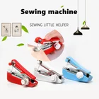 Мини-швейные машины, полезная портативная беспроводная ручная мини-швейная машина для одежды и тканей, швейные инструменты ручной работы