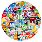 100 шт. Новые программируемые наклейки s Pack для ноутбука, холодильника, телефона, скейтборда, дорожного чемодана, водонепроницаемые наклейки