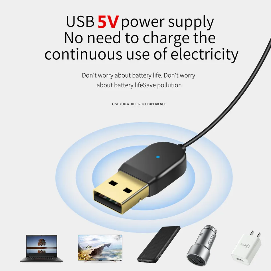 VIKEFON громкой связи USB Aux Bluetooth адаптер кабель программный ключ для автомобиля 3,5 мм разъем Aux Bluetooth 5,0 4,2 4,0 приемник аудио передатчик