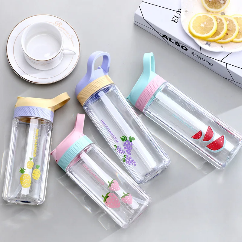 Уличная бутылка для воды с соломинкой спортивные бутылки герметичная