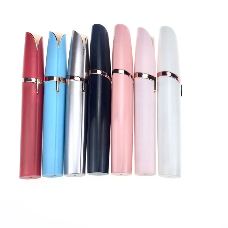 Губная помада триммер для бровей электрический инструмент карандаша батарея