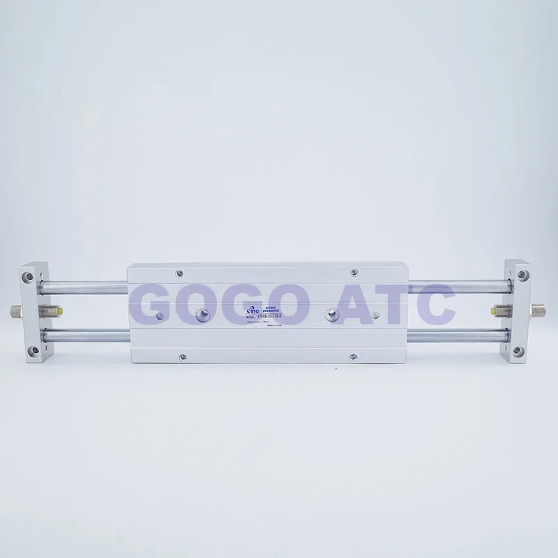 Пневматический привод GOGO двойной поршневой шток диаметр отверстия 20 мм ход 25/50/75