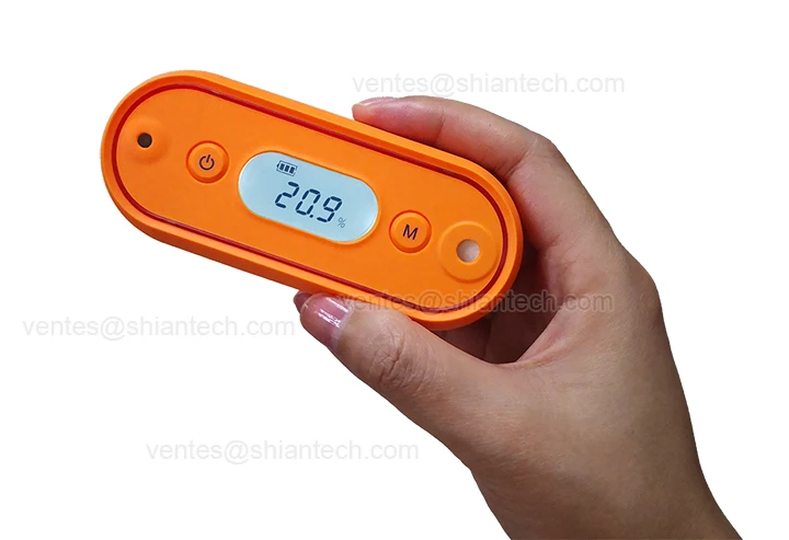 

Portable oxygen gas monitor, sound light vibration oxygen gas tester detector SA103 oxygen detector