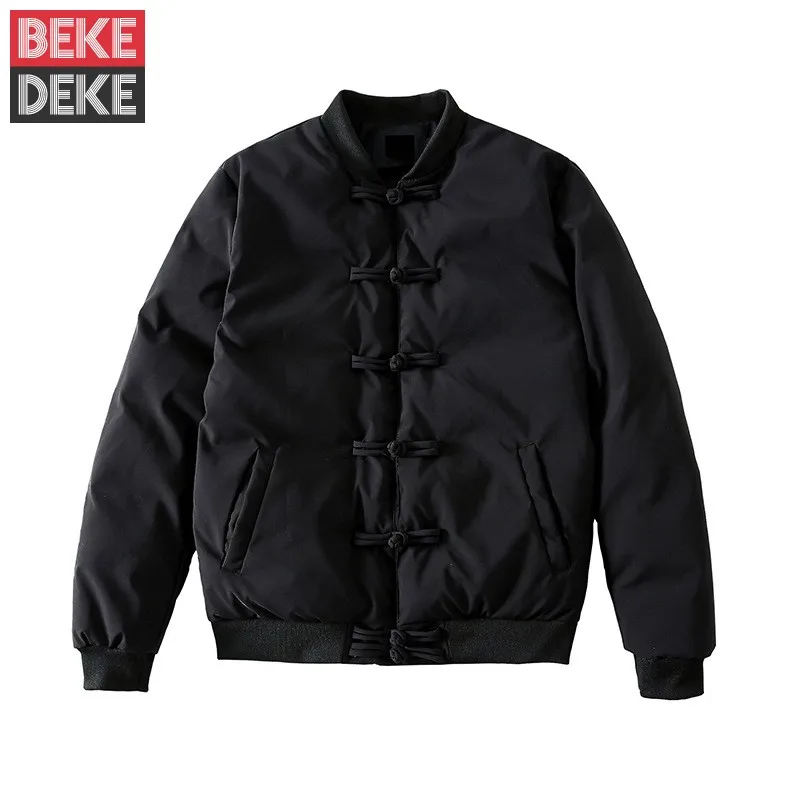 Парка мужская зимняя однобортная со стоячим воротником 5XL 6XL размера плюс |