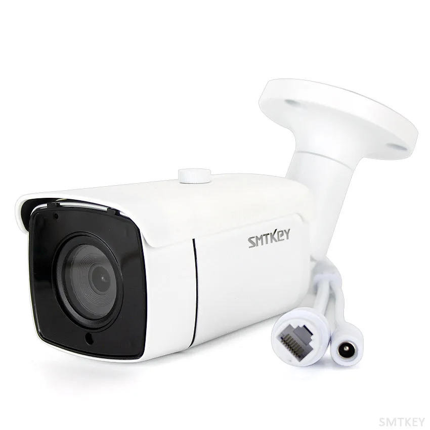 IP-камера SMTKEY H.265 + Ultra HD 8 0 МП 4K POE IPC аудио сетевая Onivf Водонепроницаемая наружная