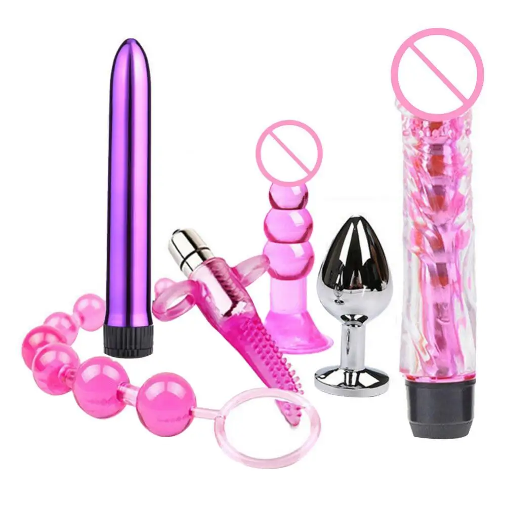6 шт./лот силиконовые шарики Анальная пробка вибратор для точки G Массажер ануса