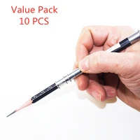 10pcs double adjustable single head pencil extender art writing tool for school and office sketches writing gift tool wood