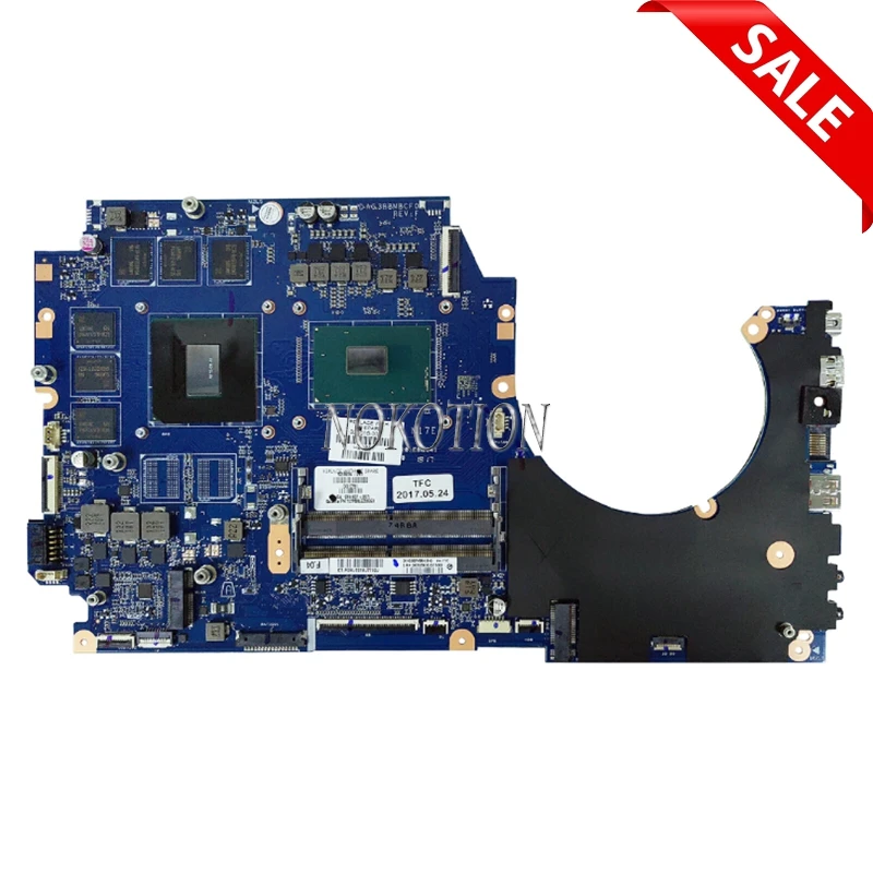 NOKOTION 929516-601 929516-501 929516-001 для HP OMEN 17-AN 17T-AN материнская плата ноутбука I7-7700HQ CPU GTX 1060 6G