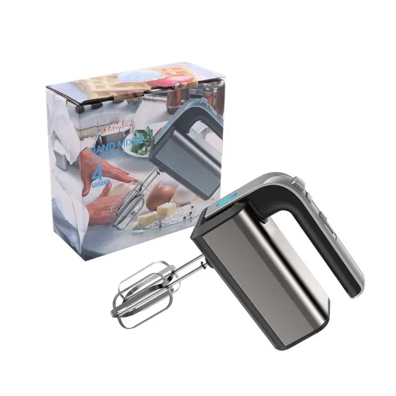

5 Gear EU Electric Food Mixer Dough Blender Egg Beater Portable Cream Whisk Hand-held Mixer for Home Kitchen Cooking Tool U1JE