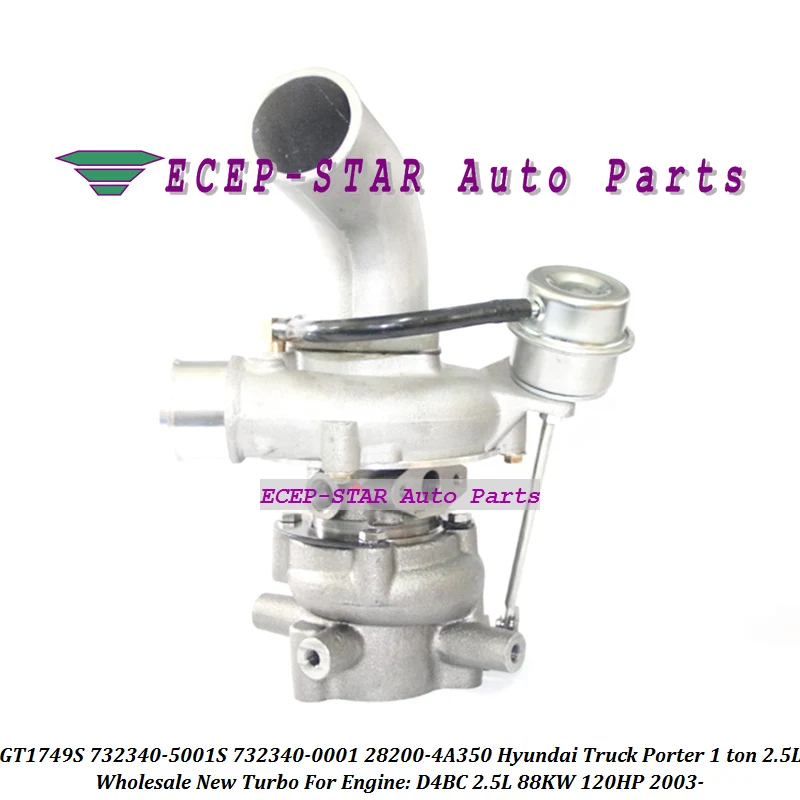 GT1749S 732340 5001S 0001 28200 4A350 282004A350 турбо для Hyundai Porter 2003 D4BC 2.5L 88KW 120HP|turbo auto|turbo partsturbo compressor |