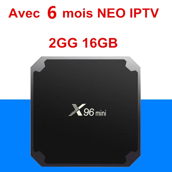 2G 16G 6Month IPTV Французский IP tv box X96 Мини android tv box 9,0+ с системой Neo IPTV подписка 1200+ live+ vod tv Франция Бельгия арабский Марокко smart tv box - Цвет: 2G 16G 6Month IPTV