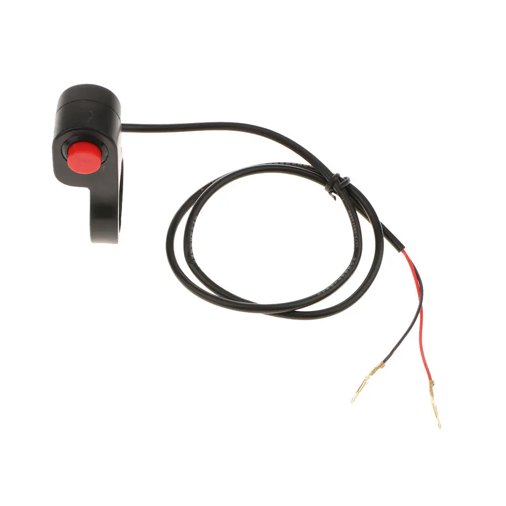 

1 Pcs Horn Starter ON OFF Kill Switch Fits 7/8" 22mm Handlebar Grip Motorcycle ATV Scooter Etc