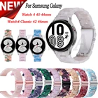 Ремешок сменный силиконовый для наручных часов, резиновый браслет для Samsung Galaxy Watch 4 40 44 ммWatch 4 Classic 42 46 мм 20 мм