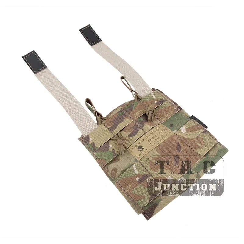 Emerson Тактический 5,56& пистолет модульный подсумок EmersonGear двойной открытый MOLLE/PALS Военная стрельба Mag Чехол кобура