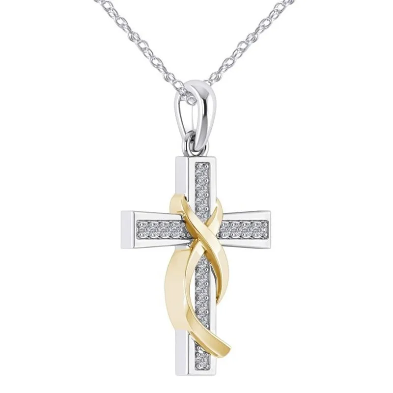 FDLK Женская Мода Бесконечность Крест Кулон ожерелье юбилей день рождения подарки