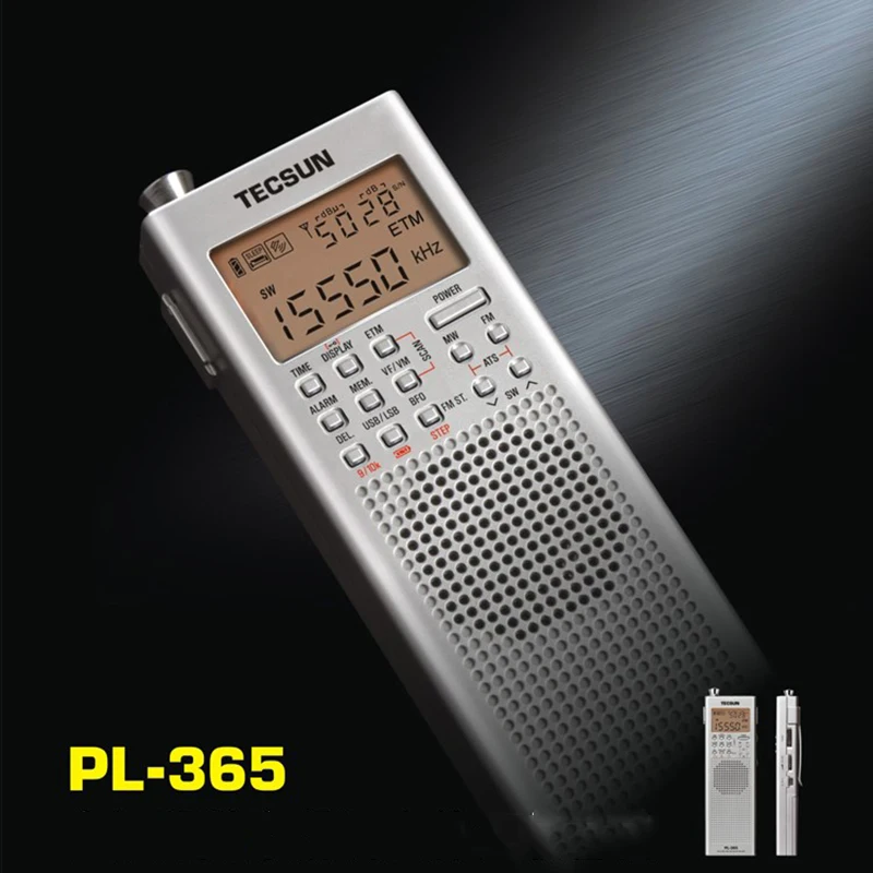 Оригинальный TECSUN PL365 FM AM MW SW LW приемник DSP Мир группа коротковолновый