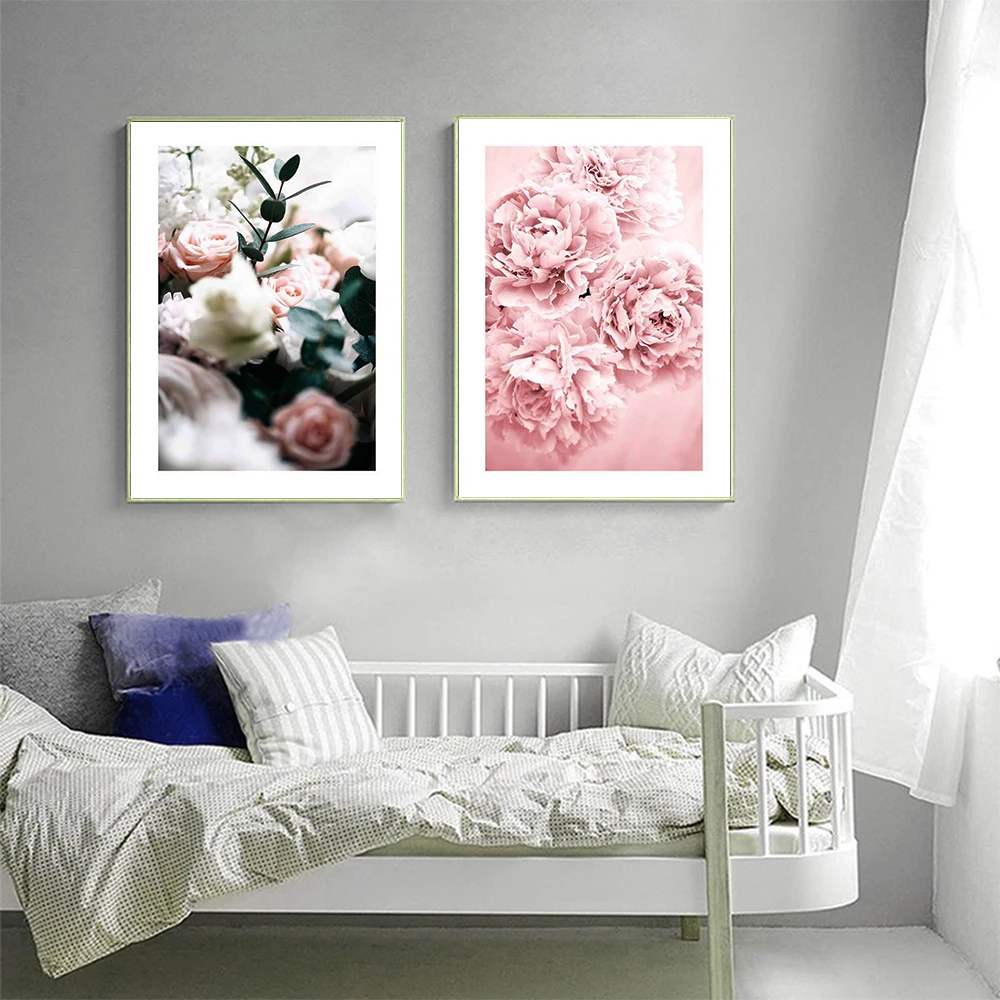 Модная Картина на холсте в виде цветов для гостиной искусство стену с рисунком