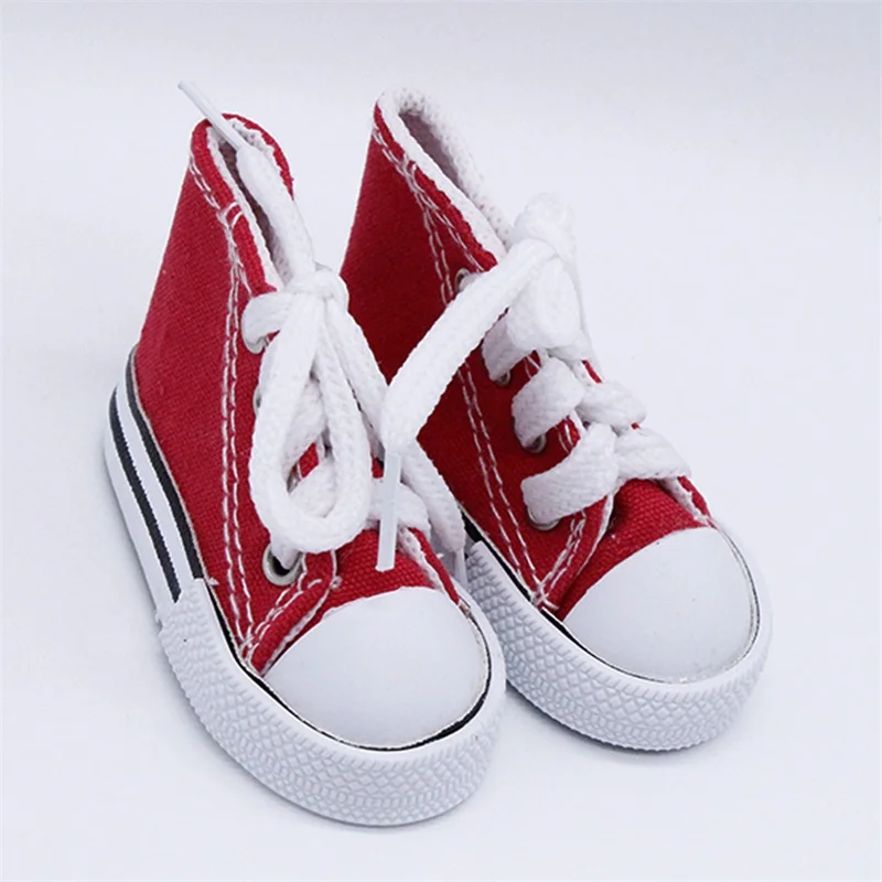 Best Sale1 пара 7,5 см обувь для кукол парусиновая обувь для куклы BJD модная мини обувь для куклы для русской кукла, сделанная вручную аксессуары для куклы