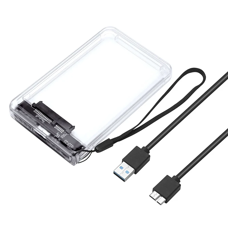 Прозрачный жесткий диск USB3.0 2 5 &quotSATA последовательный порт твердотельный