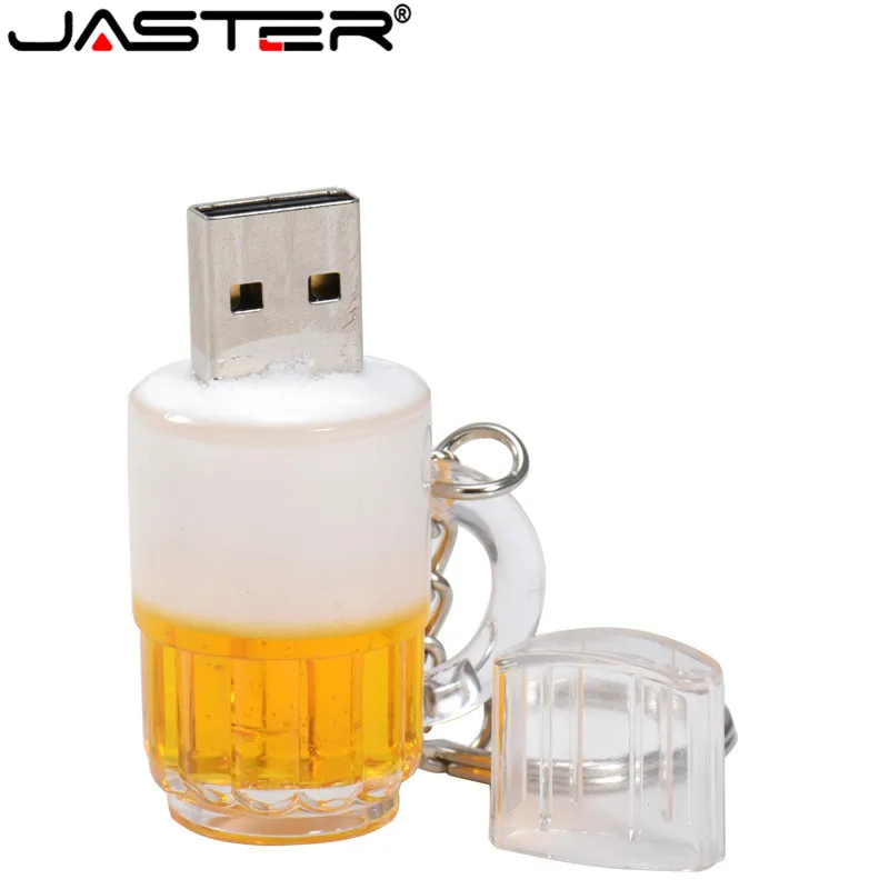 Крутая пивная кружка JASTER в стиле usb2.0 4 ГБ 8 16 флеш накопитель USB креативная Флешка 32
