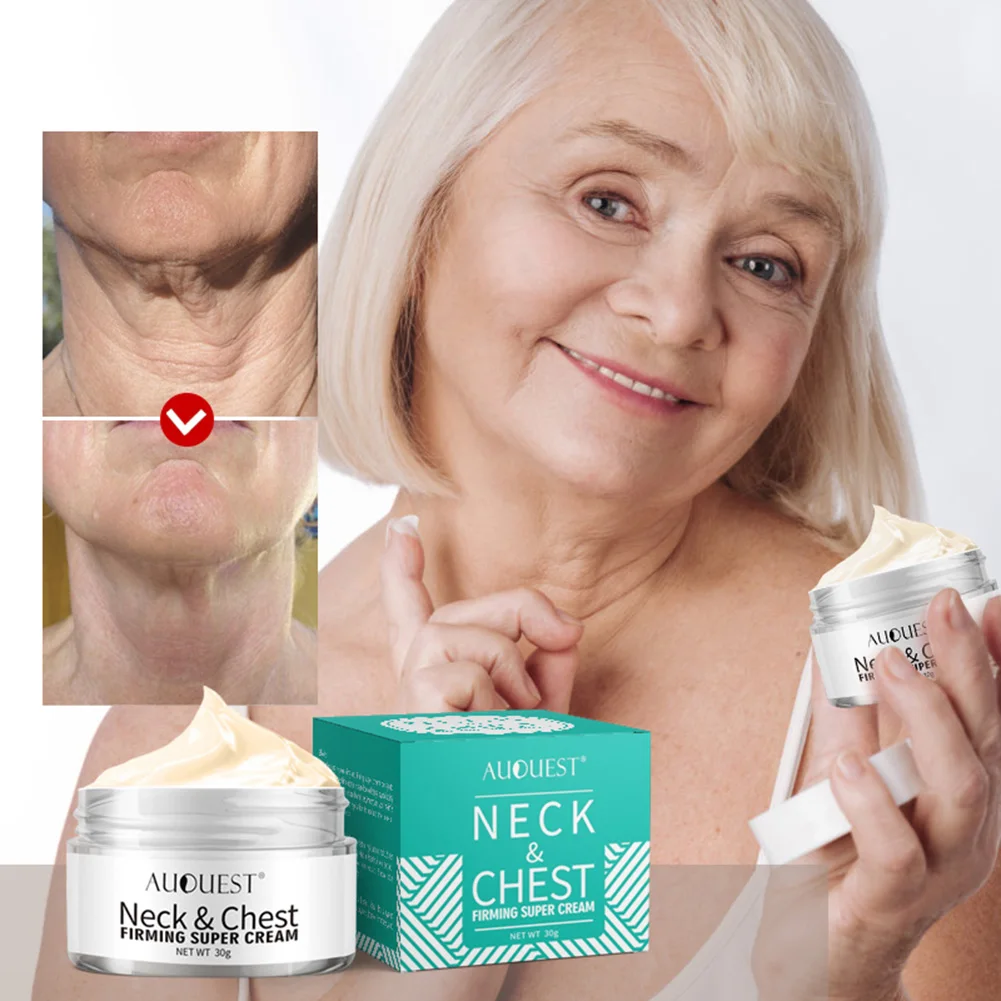 

Neck Firming Cream Organic Natural Ingredients Neck Cream Nourish Moisturizing Soft Delicate Fade Fine Lines Reduce Double Chin