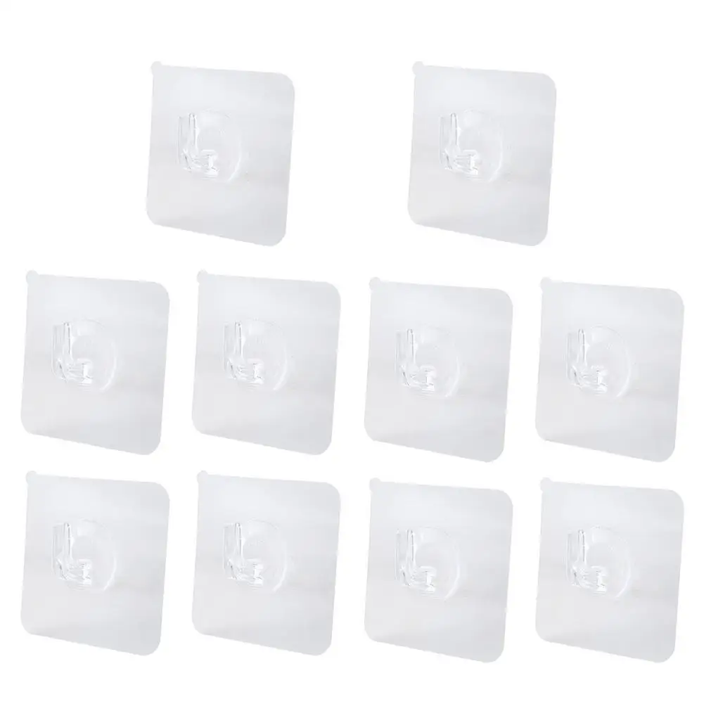 

Transparent Non-marking Strong Sticking Hook Punch-free Hook Transparent Bathroom Sticking Hook Kitchen Hook Hanger