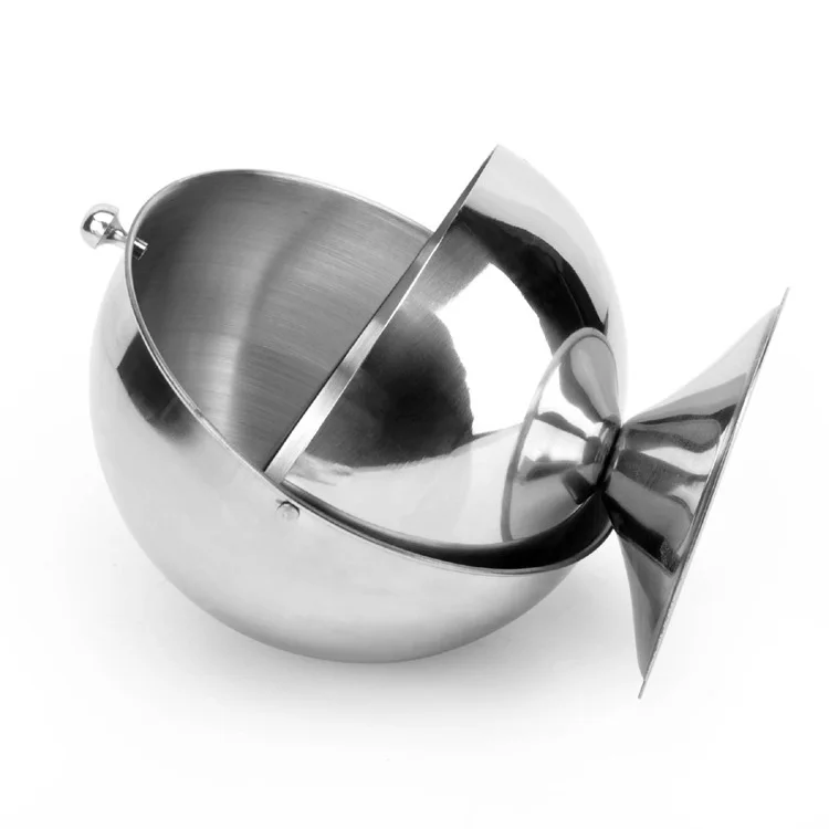 Кухонная сферическая сахарница из нержавеющей стали бутылка для приправ емкость