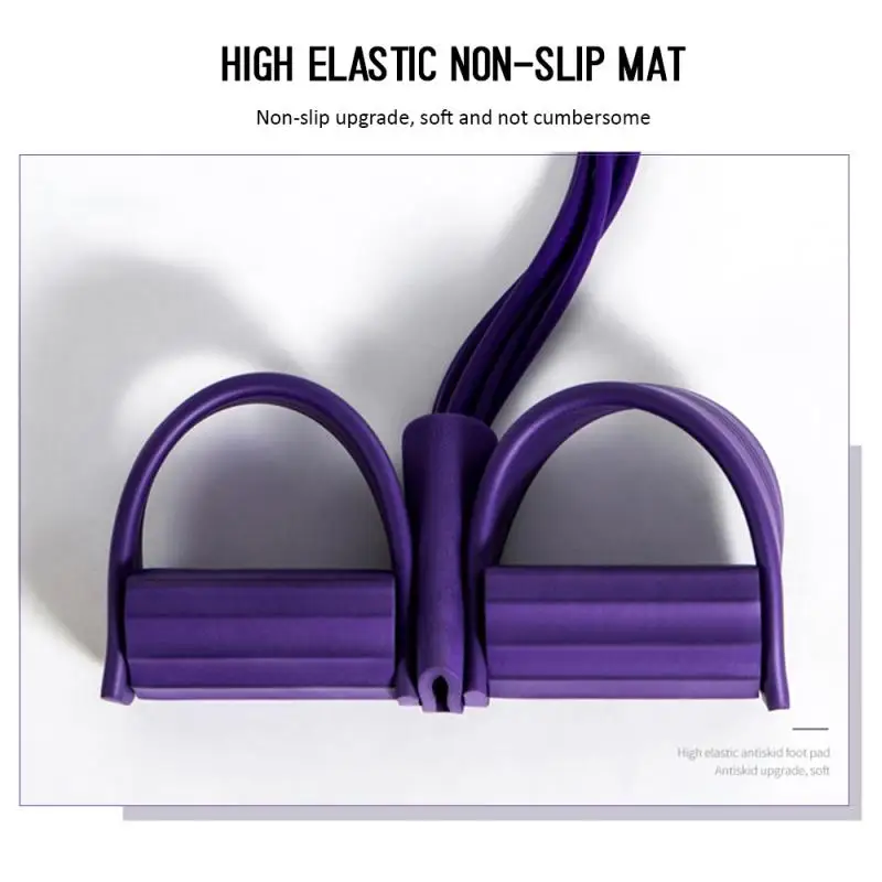 Эспандеры для фитнеса эластичные тянущиеся веревки тренажер живота домашнего