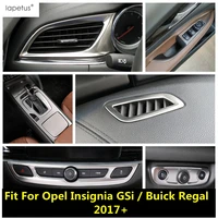stainless steel interior for opel insignia gsi buick regal 2017 2021 gear shift head light ac air cover kit trim accessories