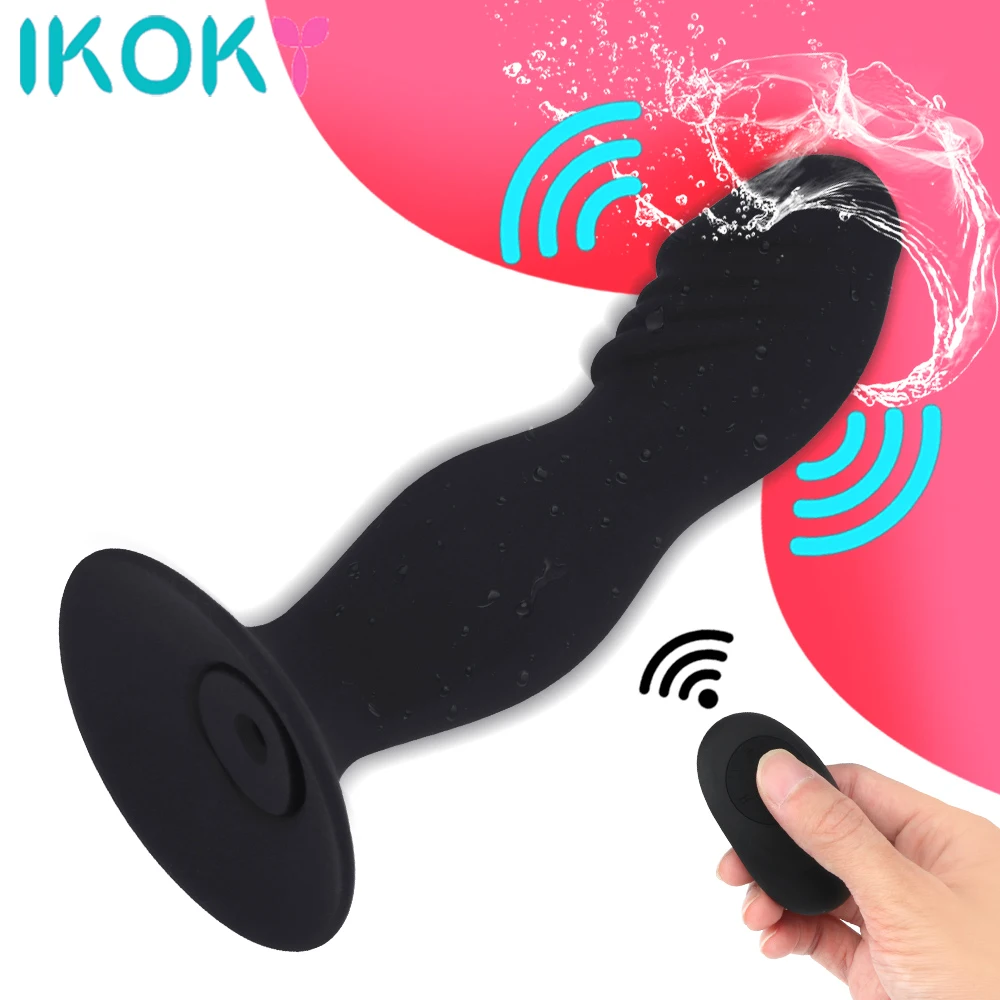 Беспроводной массажер простаты G-spot с дистанционным управлением 10 скоростей