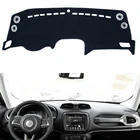 Для Jeep Renegade 2014  2019 BU крышка приборной панели солнцезащитный козырек нескользящий коврик автомобильные наклейки аксессуары для интерьера