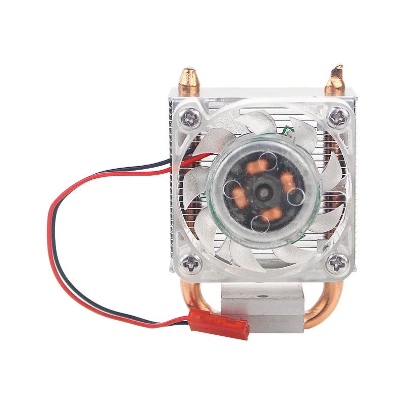 Ice Tower Fan Raspberry Pi 4 Ice Tower охлаждающий вентилятор Супер рассеивание тепла 7 цветов светильник+ акриловый чехол для Raspberry Pi 4B - Цвет: Ice Tower Fan