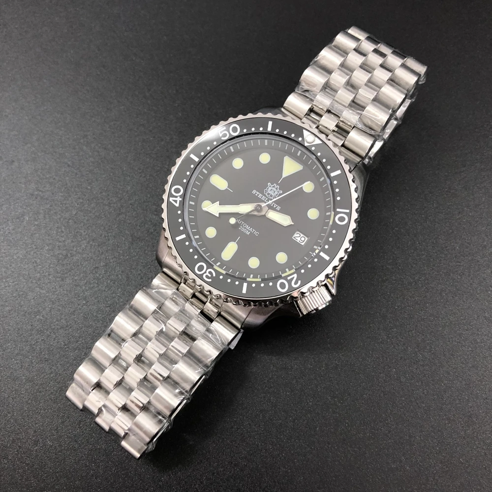 Стальные погружные 1996 японские первые 007 маленькие часы Abalone 316L из нержавеющей