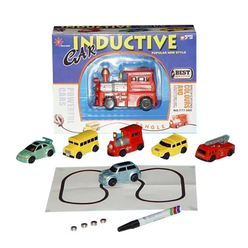 

Игрушечный автомобиль с пером и Индукционным автомобилем, с автоматическим распознаванием дороги, для детей, подарки на Рождество и новый г...
