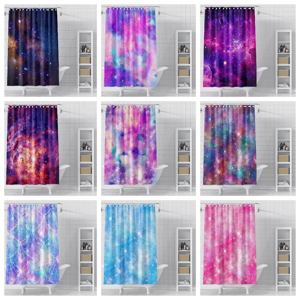 

Водонепроницаемая занавеска для душа «Галактика»