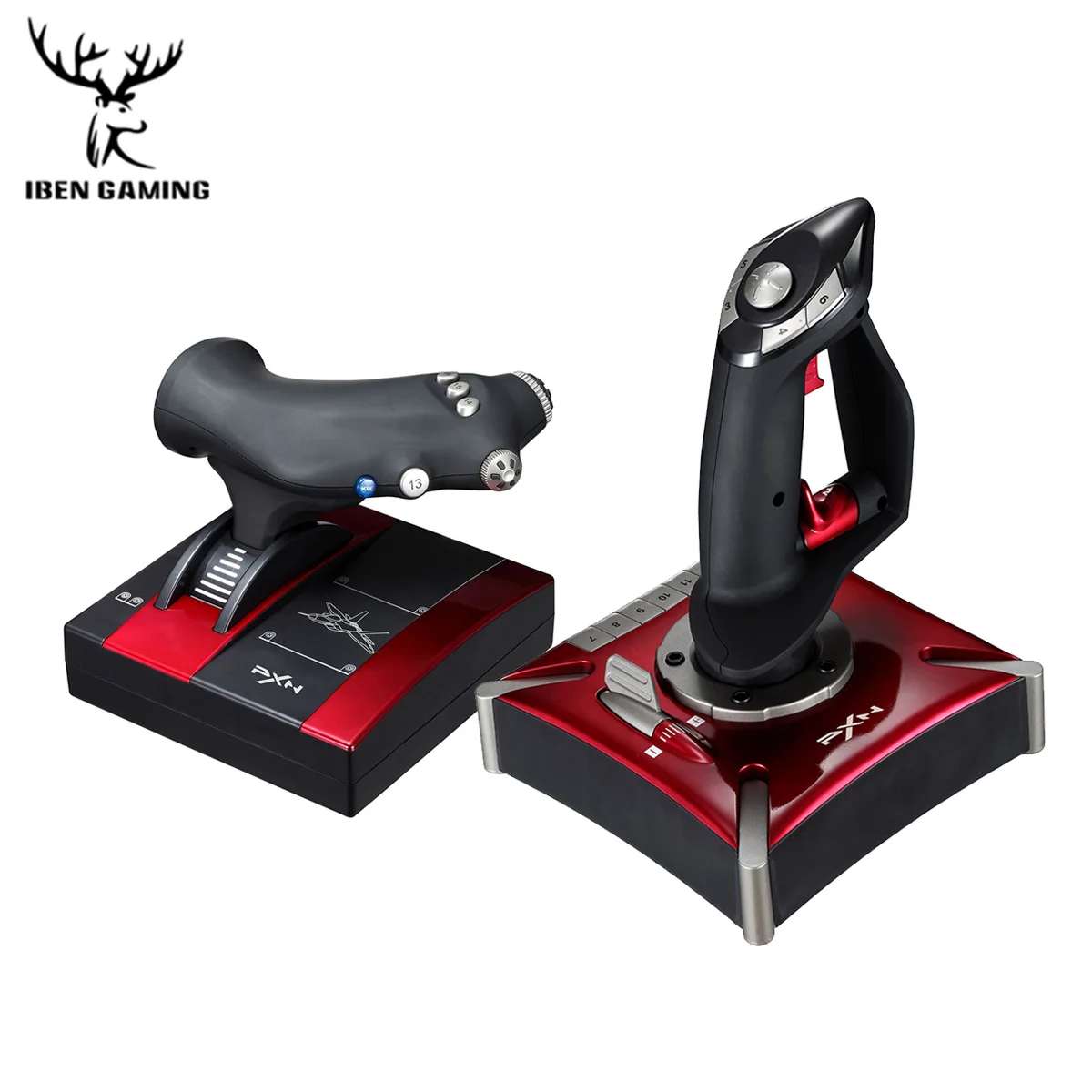 PXN-2119II джойстик USB симулятор Контроллер полета джойстик геймпад игровой контроллер двойная вибрация для ПК