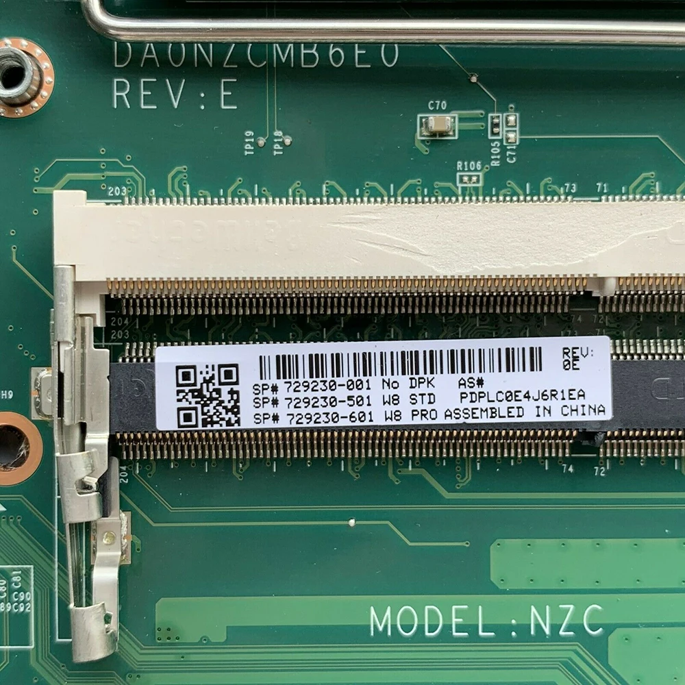 Материнская плата для HP TouchSmart 23-h AIO 729230-001 729230-501 729230-601 DA0NZCMB6E0 | Компьютеры и офис