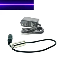 focusable 405nm 50mw 12x40mm line violetblue laser module adjustable w adapter