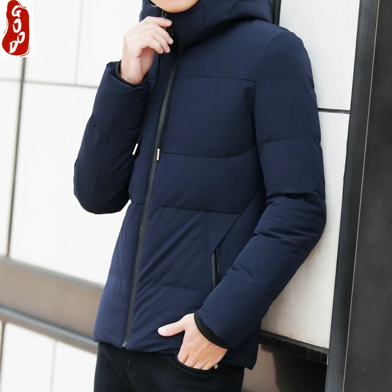

Winter Jacket Men 2021 Parkas Thick Down Cotton Coat Male Clothes Warm Hooded Hat Jackets Casual Tops Parka Hombre LPL862