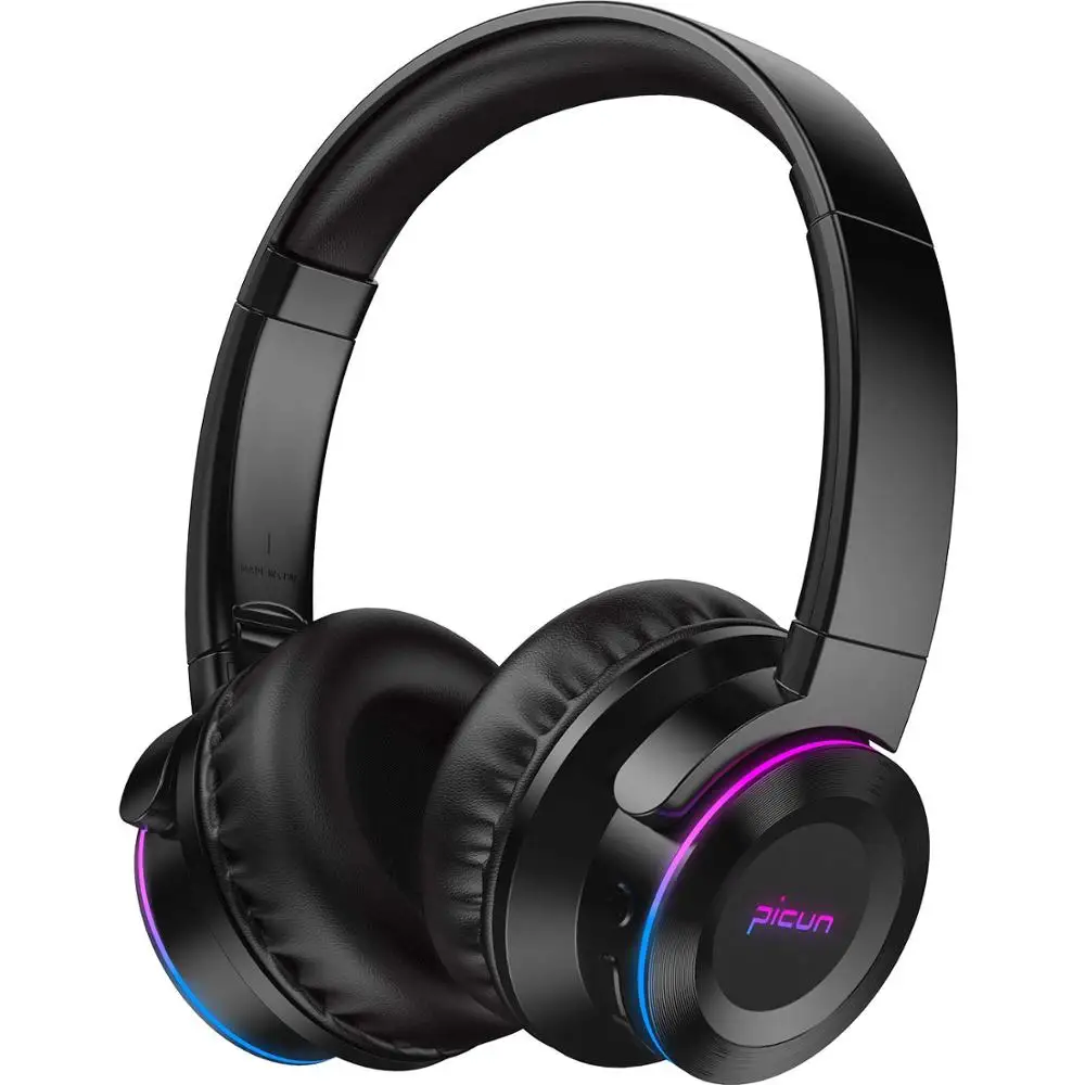 Беспроводные Bluetooth 5 0 наушники Picun B9 с микрофоном 40 часов работы глубокие басы