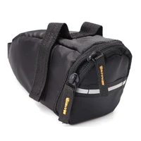 1 l high capacity bicycle saddle bag rainproof fabric mtb road bike seatpost rear tail storage pouch cycling equipment