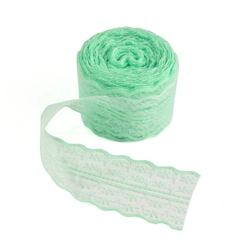 10 м/рулон прозрачная сетчатая лента 45 мм с ажурными цветами для платья одежды