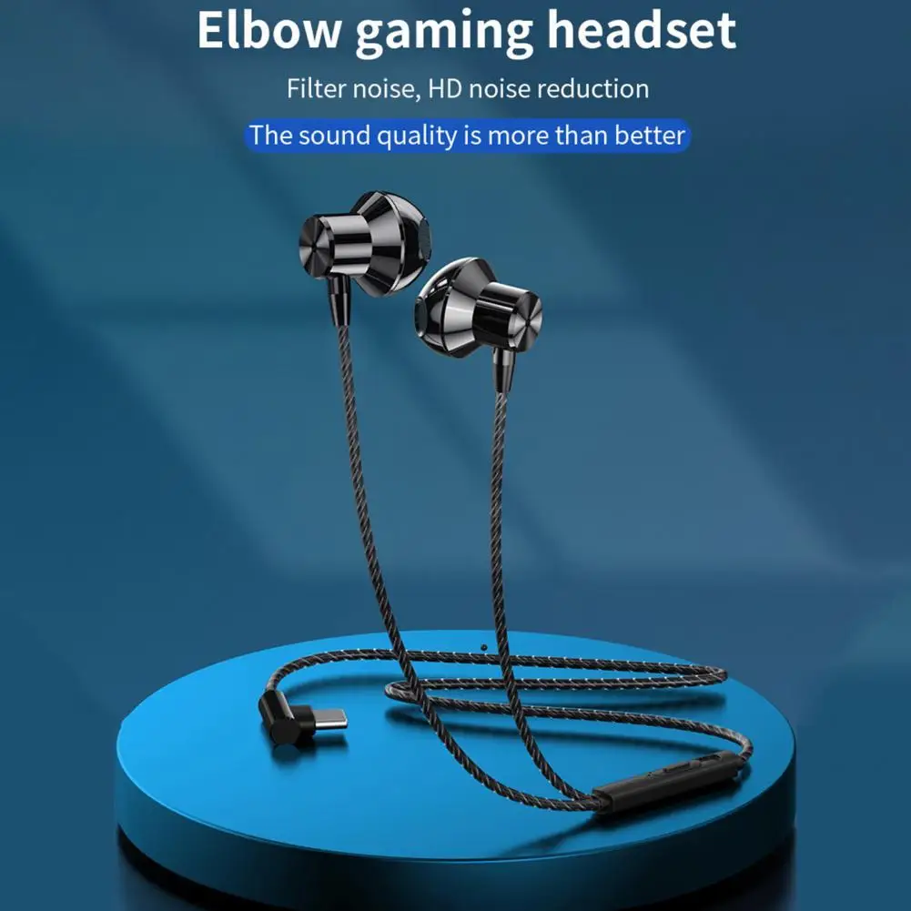 

Type-c In-Ear Headphones For Xiaomi Earphone all Phone Stereo Bass Headset Metal Wired Earphone HiFi Headphones Mic