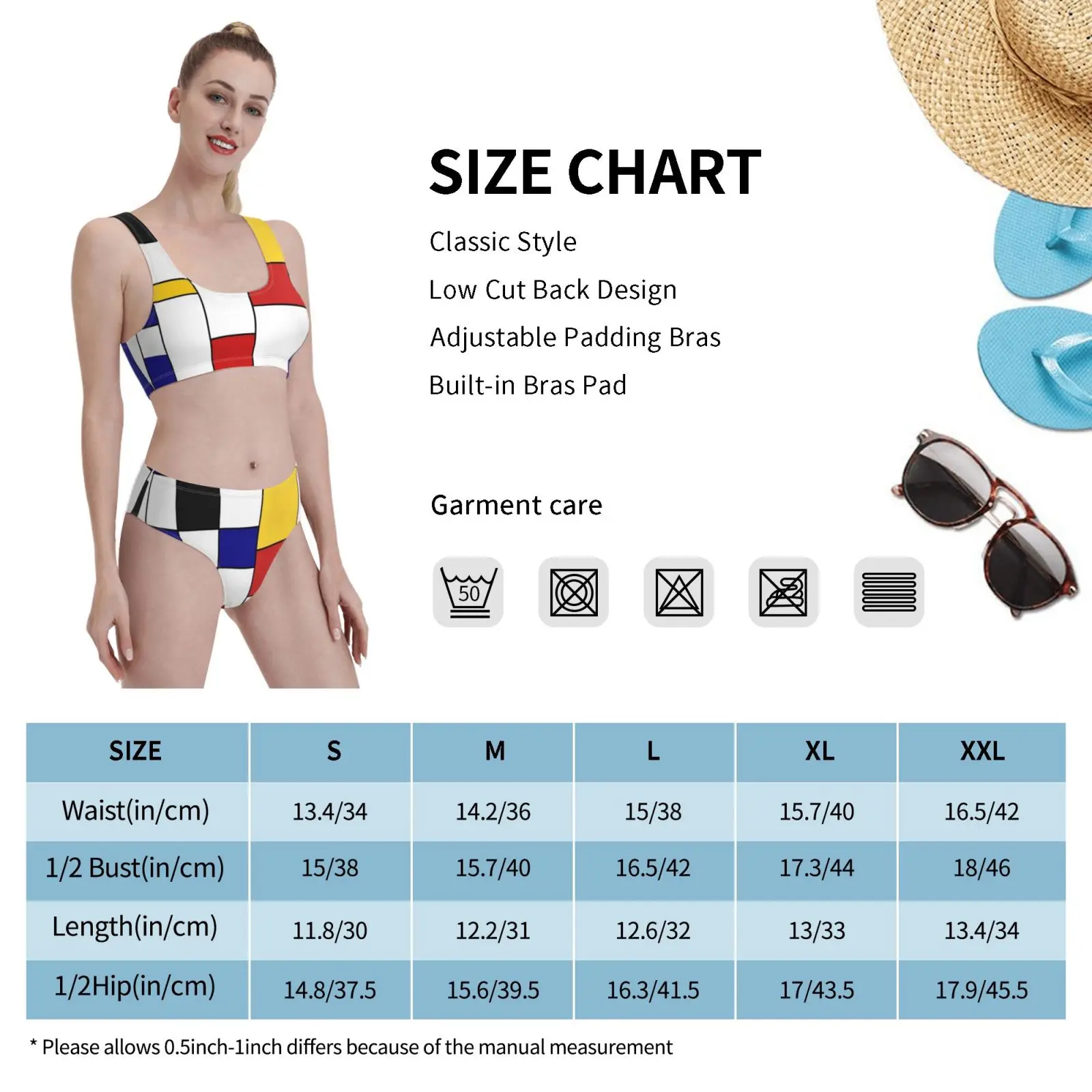 

Zappwait's Legendary Swimsuit one piece Bikini Padded Play Of Colors Template Colors Colorful Red Black White