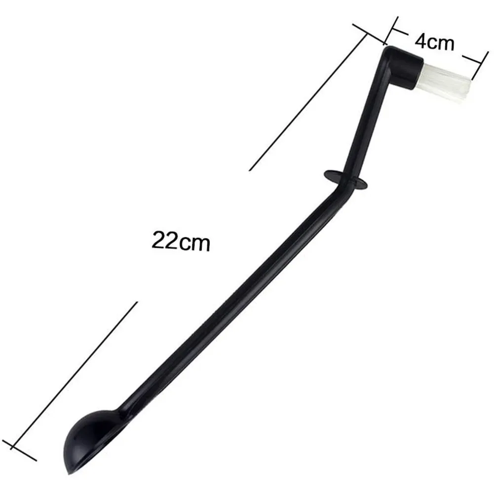

2 In 1 Coffee Grinder Brush Nylon Espresso Cleaning Brushes Spoon Coffee Tool //////////////////////////////////////////////////