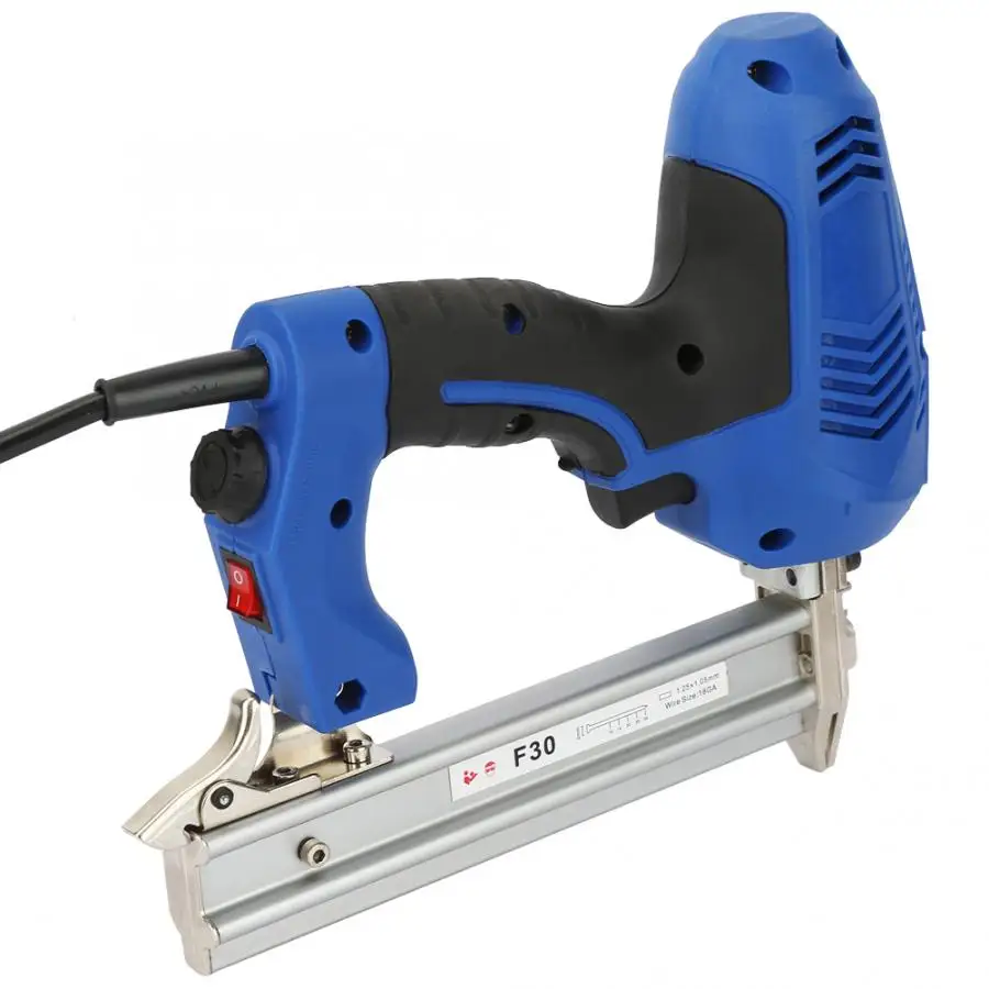 Пистолет для ногтей F30 мощный электрический пистолет прямые гвозди