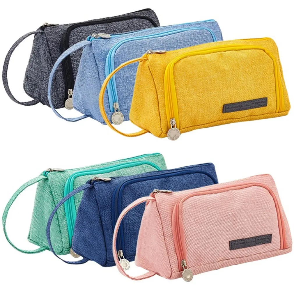 

Large Capacity Pencil Case School Students Stationery Pen Storage Bag Supplies Pen Box Pencil Cases Office Stationary Supplies