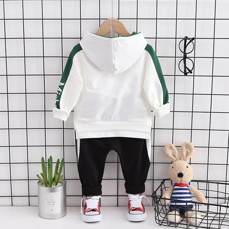

New Spring Autumn Children Fashion Clothes Baby Boys Girls Letter Hoodie Pants 2Pcs/sets Kids Infant Costume Toddler Tracksuit